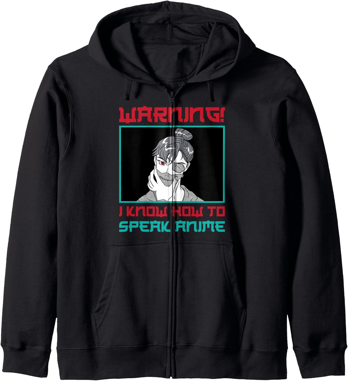 Kawaii Otaku - Warning, I Know How To Speak Anime - Manga Hoodie