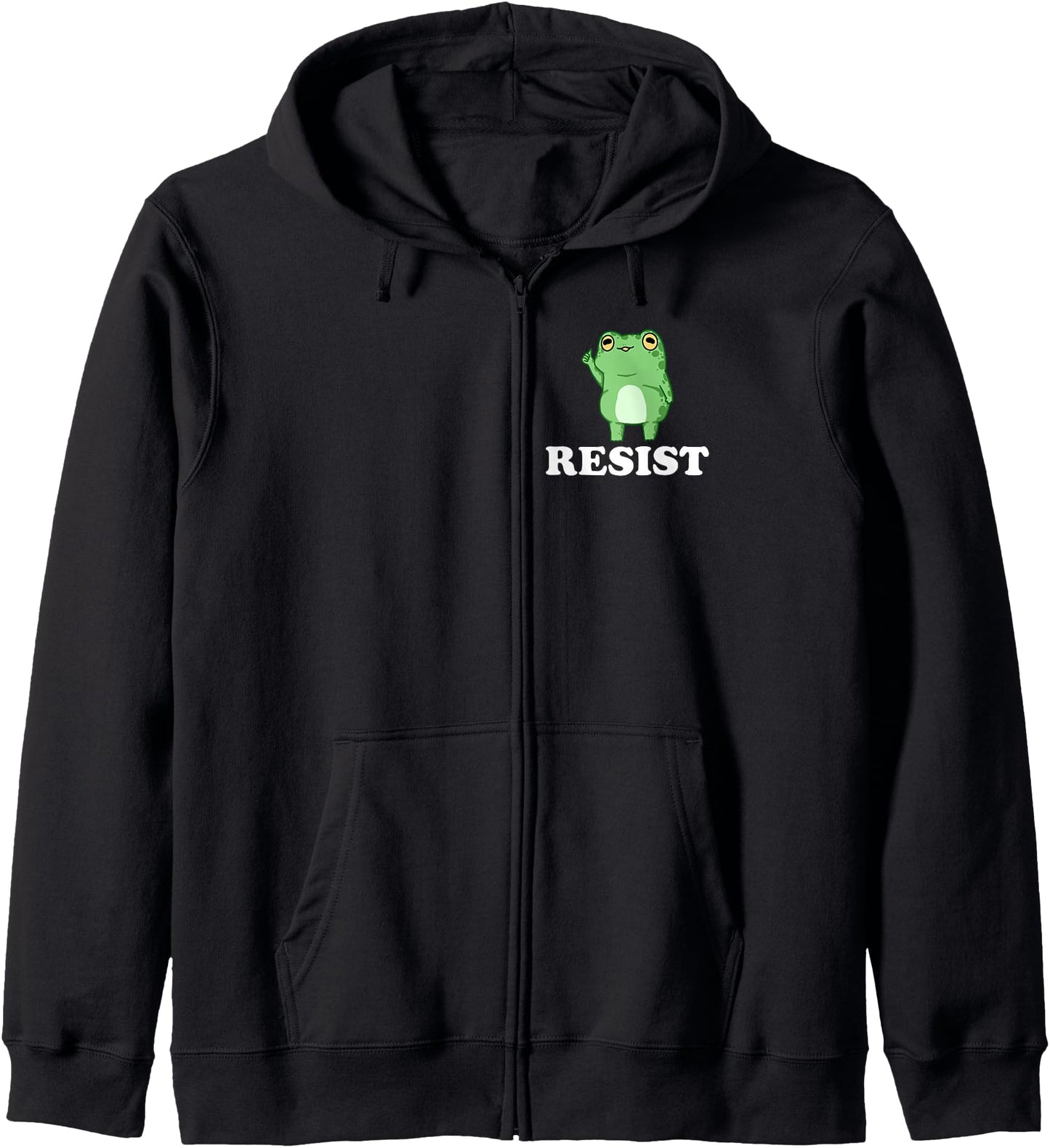 Resist Frog Zip Hoodie