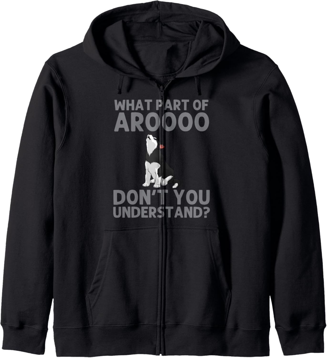 Husky Design For Men Women Siberian Husky Dog Husky Lover Zip Hoodie