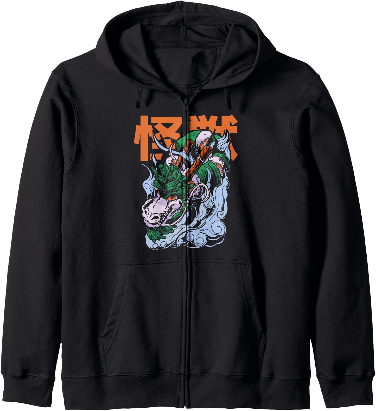 Japan Sushi Dragon Big Wave Japanese Food Anime Hoodie