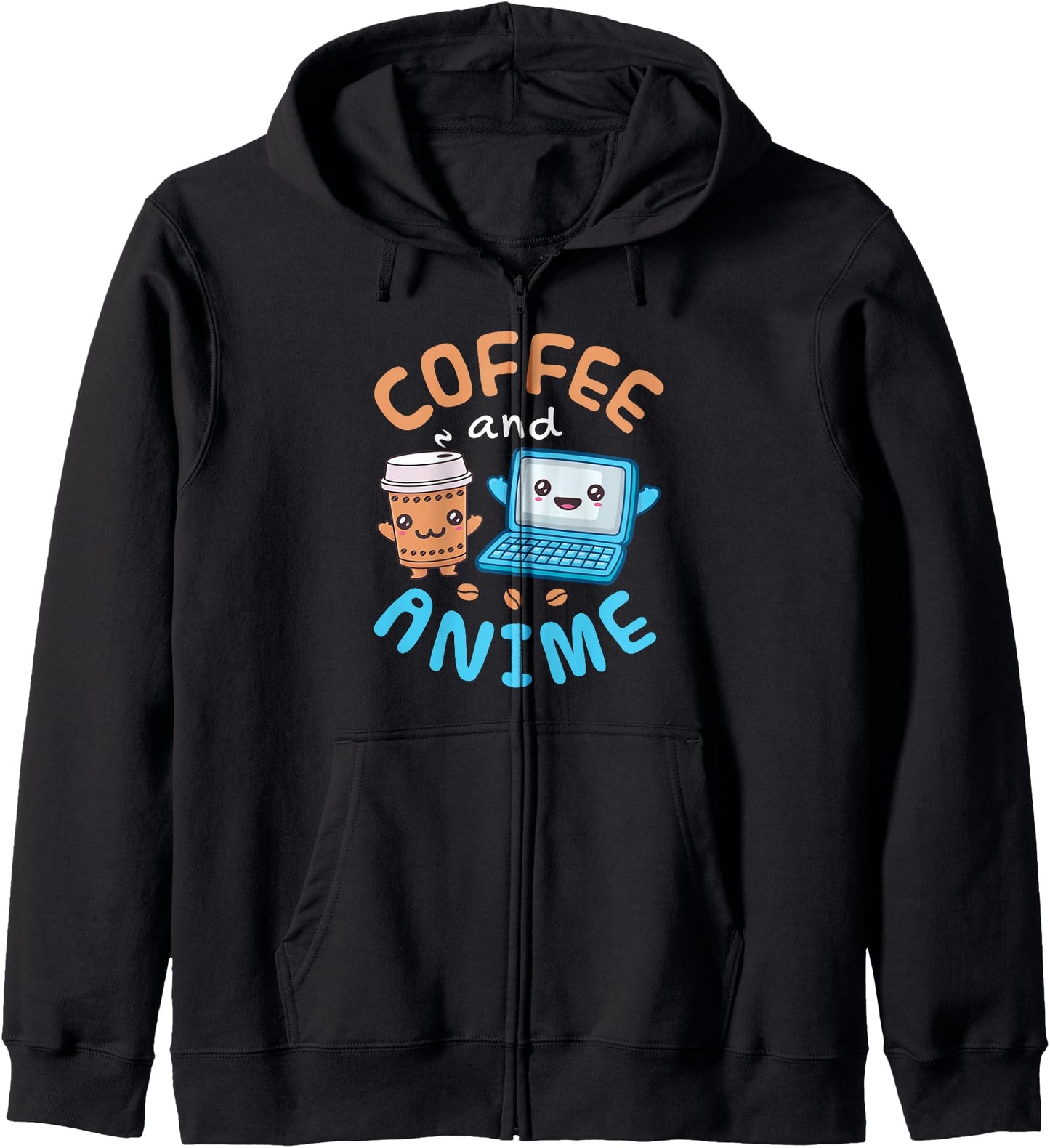 Coffee and Anime Kawaii Hoodie