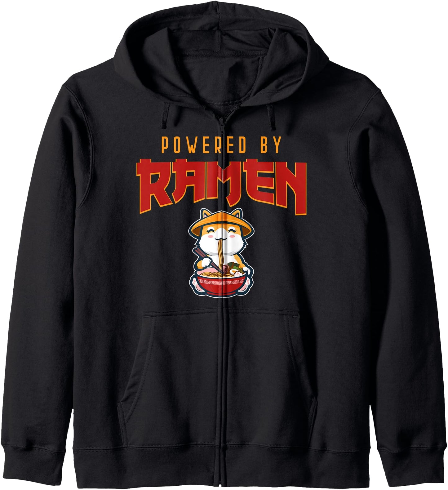 Powered By Ramen Shirt - Japanese Lover Noodle Anime Hoodie