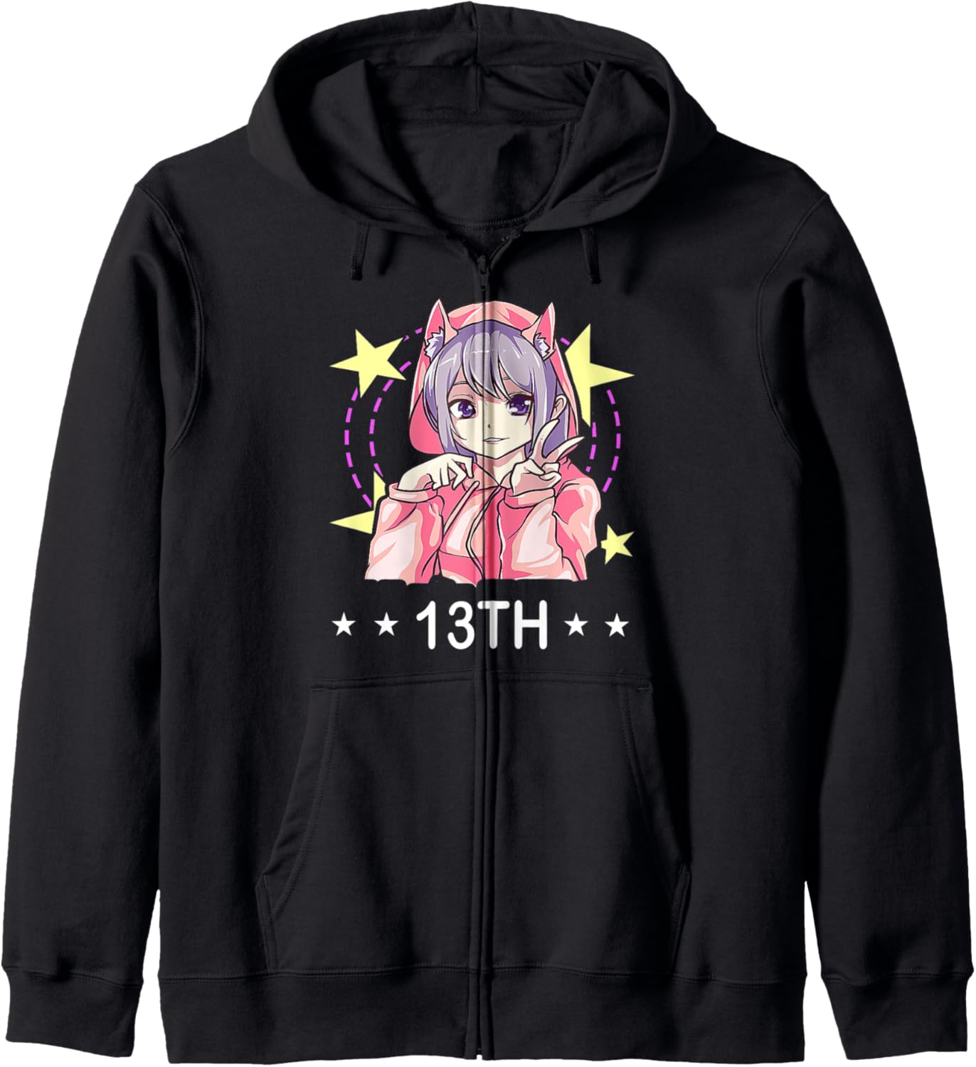 13th Birthday Anime Girls Hoodie