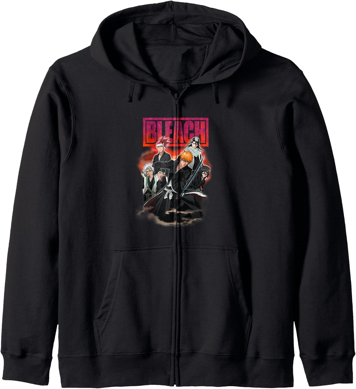Bleach Portrait Group Smoke Anime Hoodie