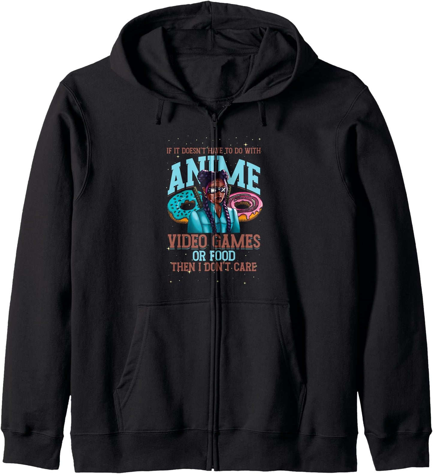 Anime Video Games Food Kawaii Donut Gamer Anime Fan Hoodie