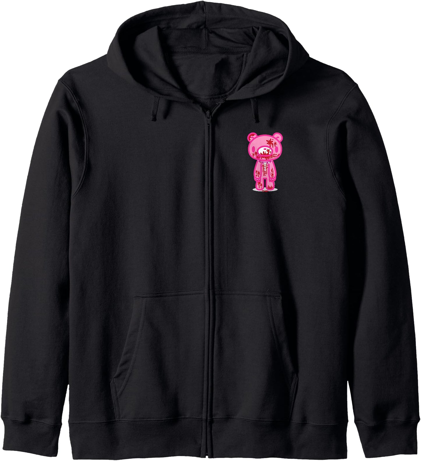 Gloomy Bear The Naughty Grizzly Blood Smeared Anime Manga Zip Hoodie