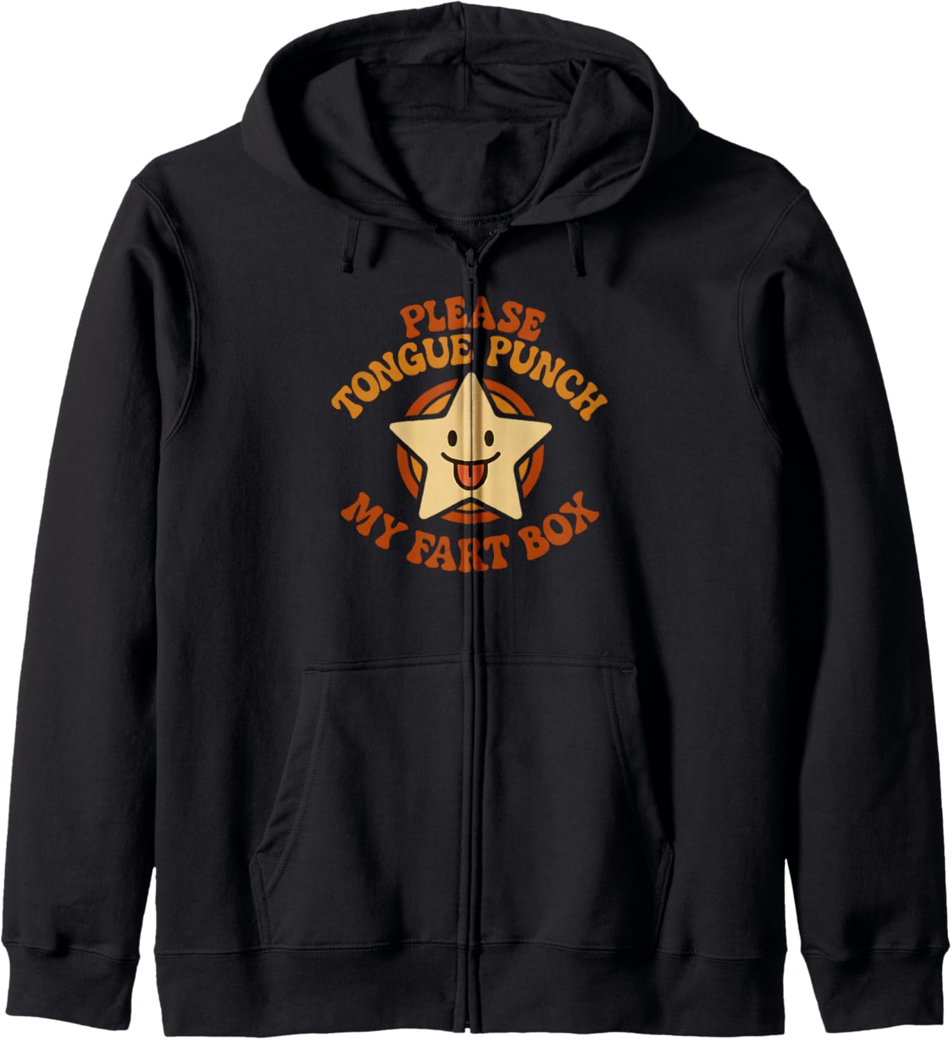 Please Tongue Punch Cringe Offensive Inappropriate Men Women Zip Hoodie