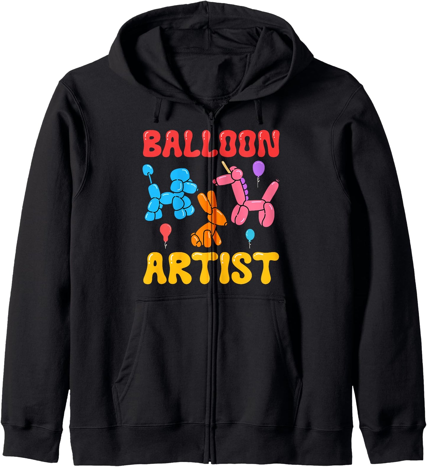 Balloon Artist Animals Zip Hoodie