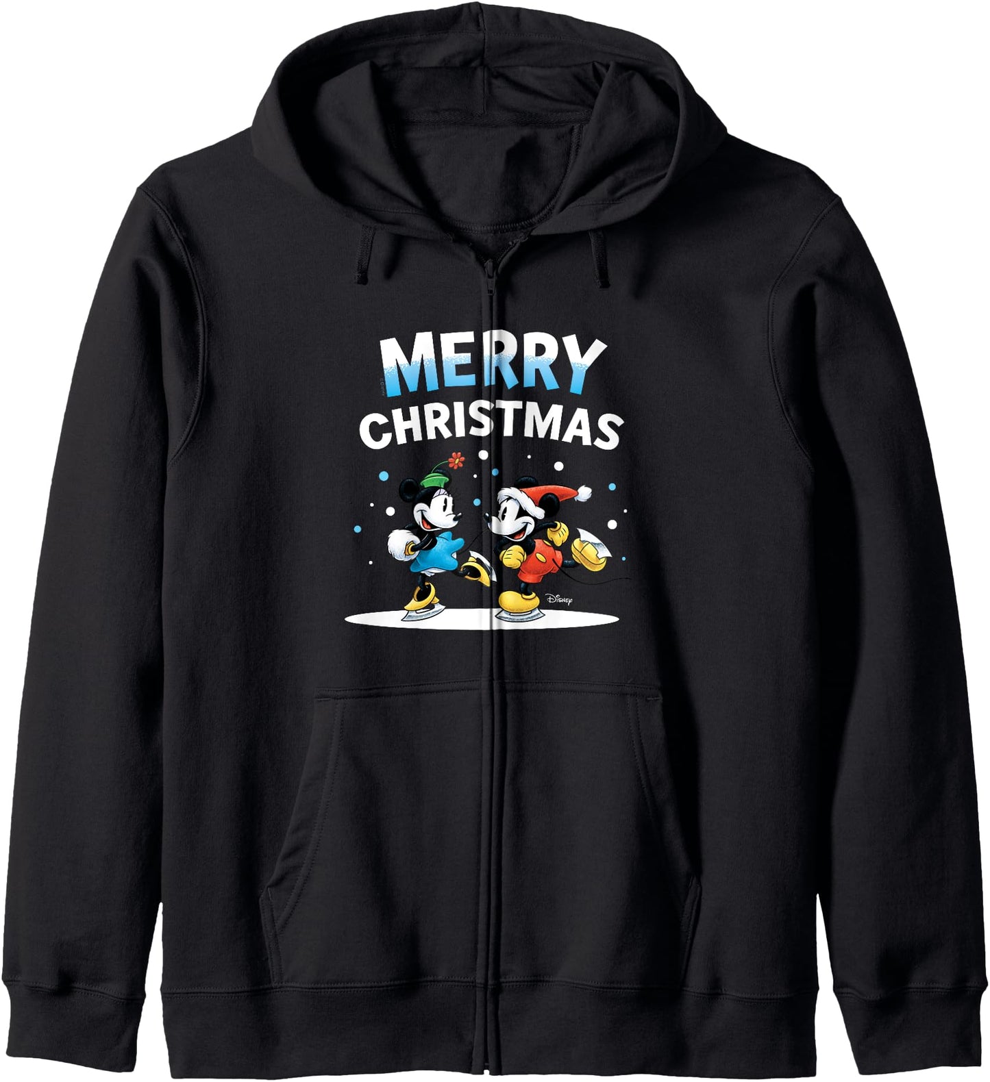Disney - Mickey Minnie Merry Christmas Zip Hoodie