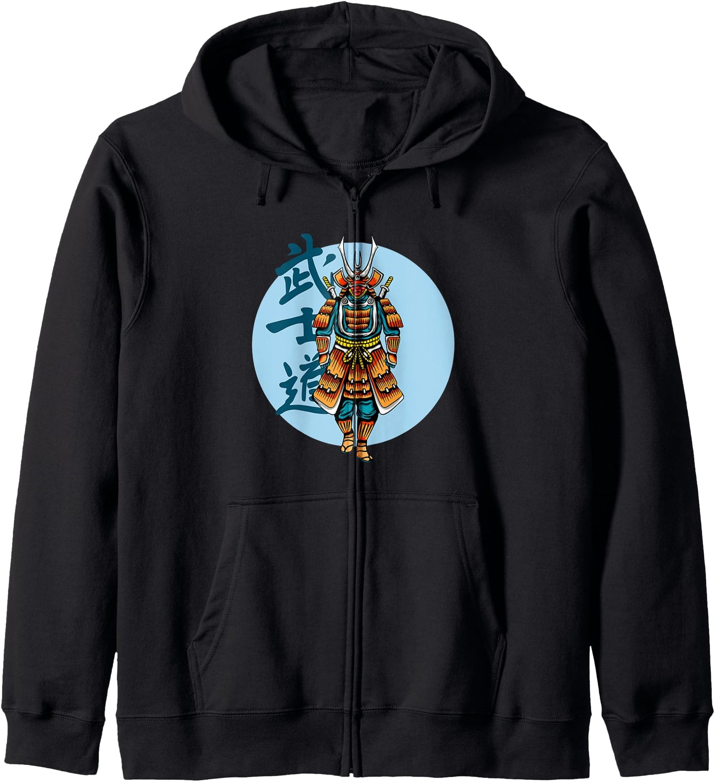 Mythos Bushido Ronin Japanese Samurai Zip Hoodie
