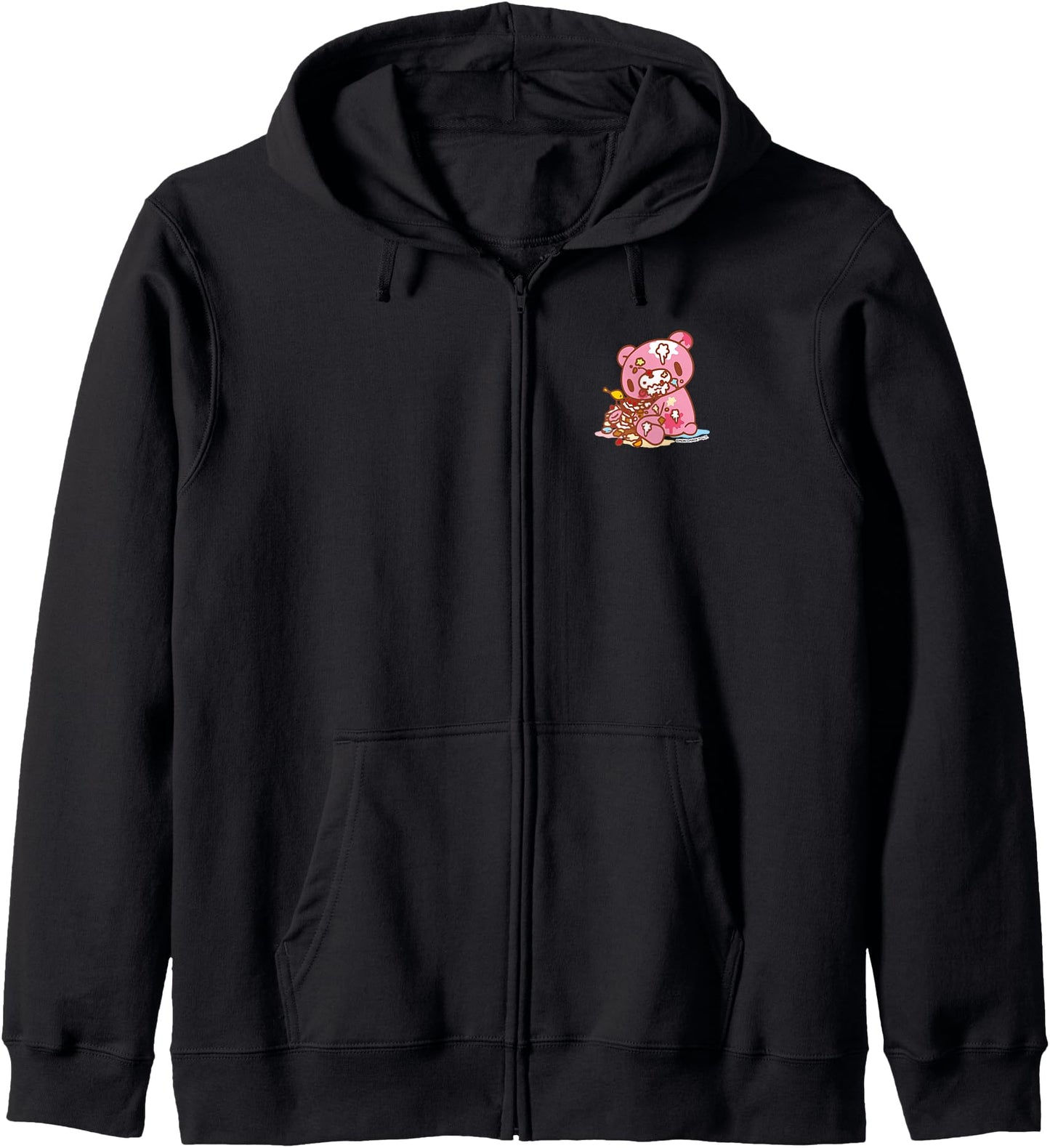 Gloomy Bear The Naughty Grizzly Junk Food Feast Anime Hoodie