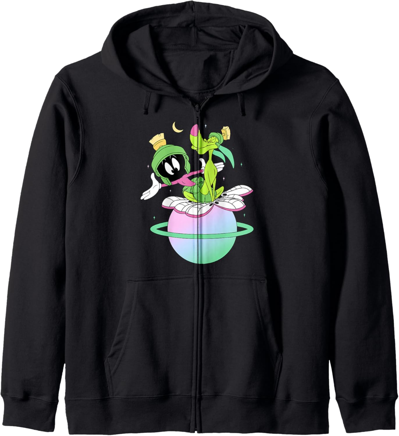 Looney Tunes Marvin The Martian & K-9 Planet Zip Hoodie