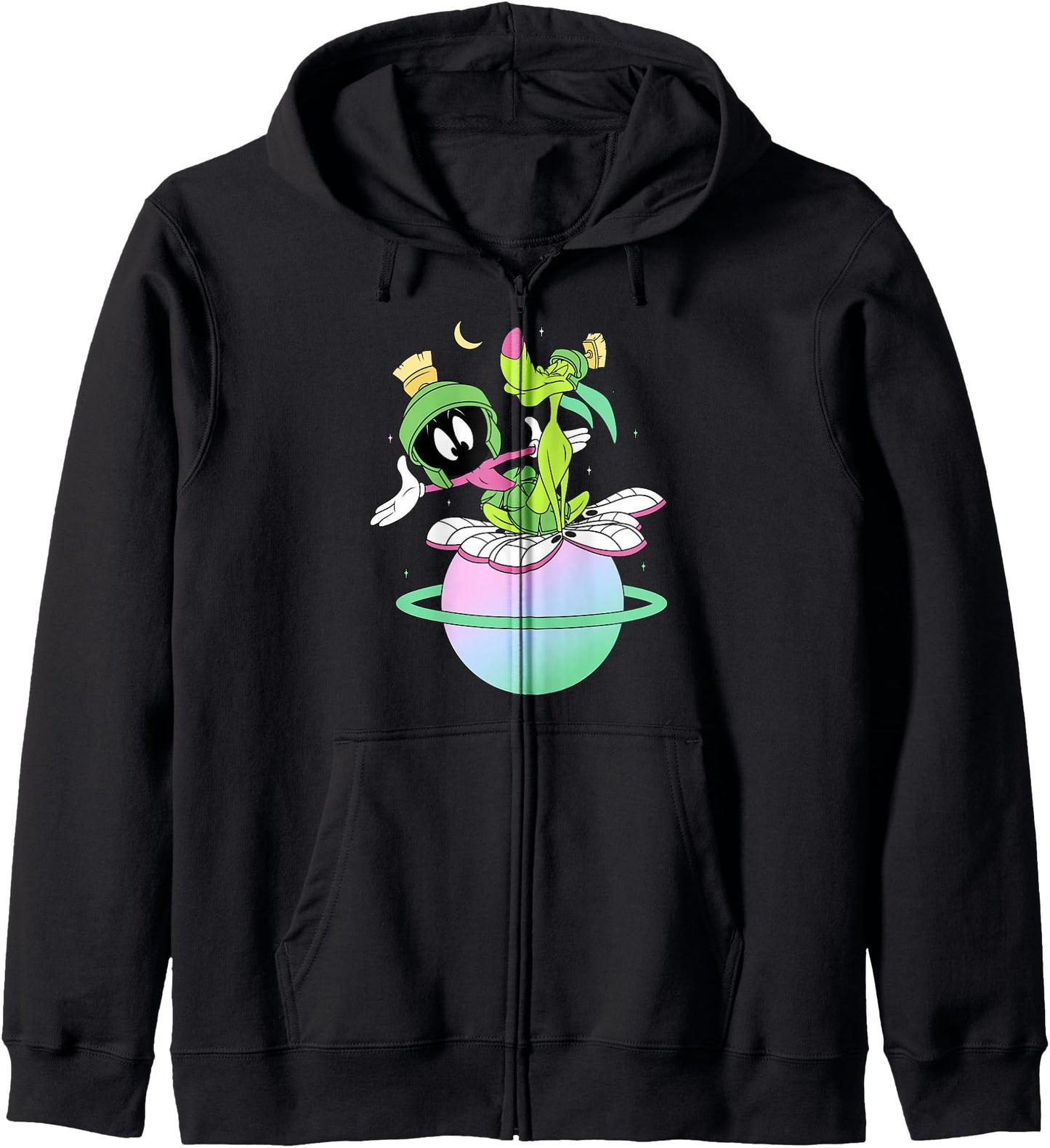 Looney Tunes Marvin The Martian & K-9 Planet Zip Hoodie