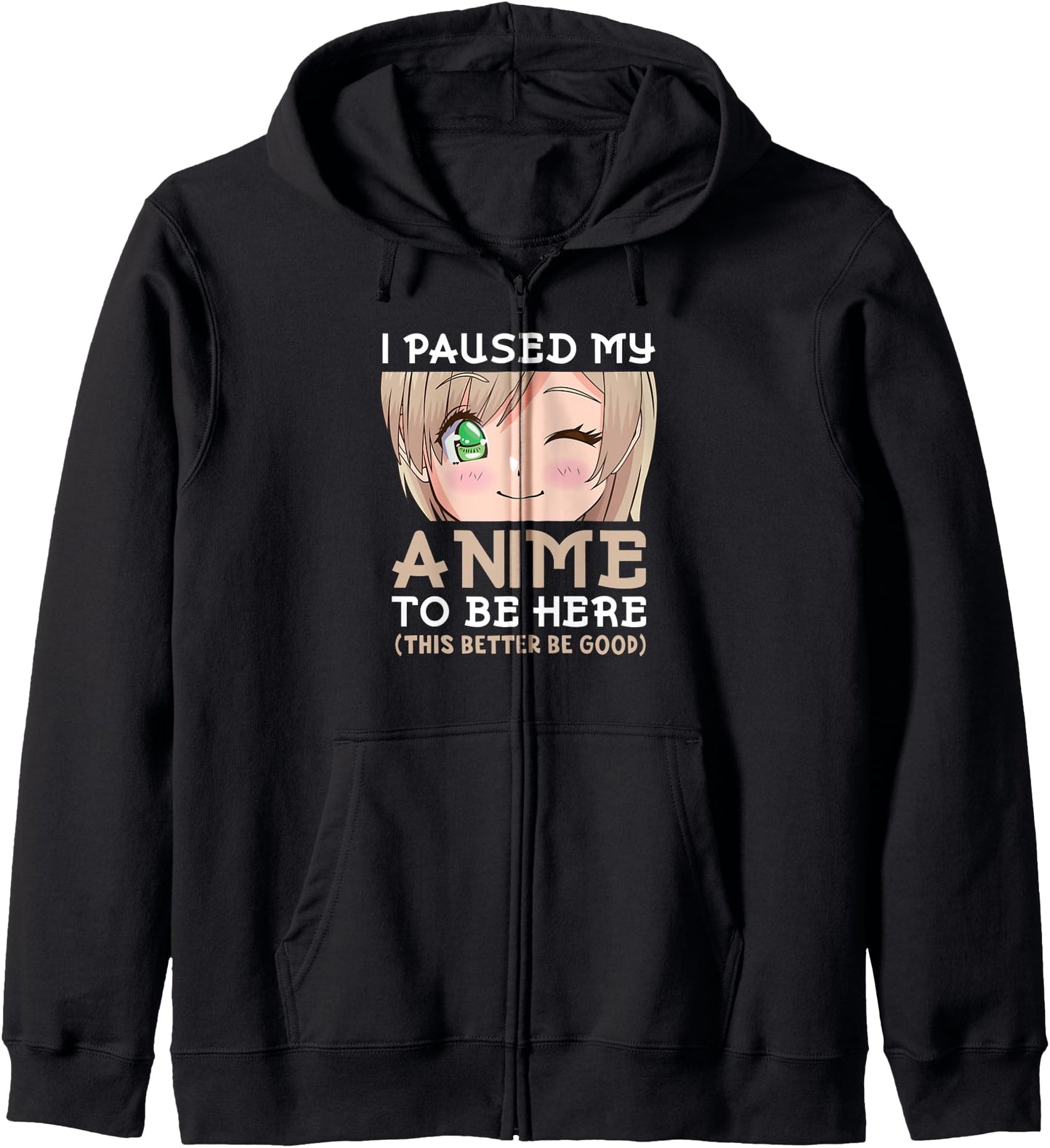 Manga Anime Teen I Paused My Anime To Be Here Otaku Anime Hoodie
