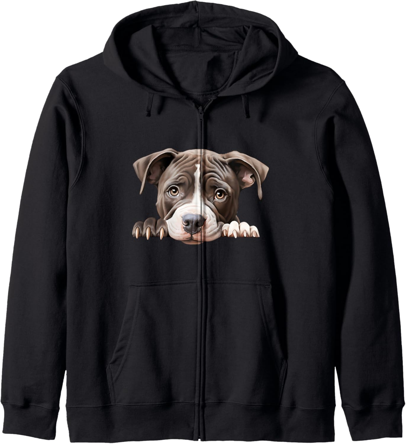 American Pit Bull Pride: Unleashing Style and Strength Zip Hoodie