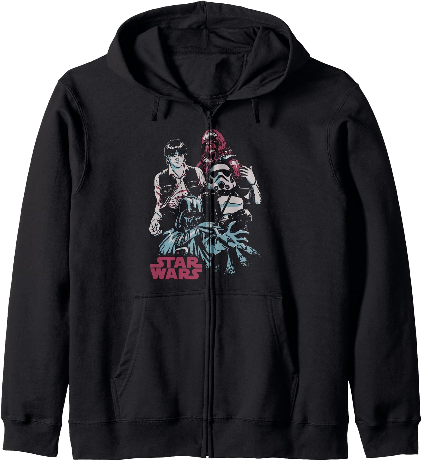 Star Wars Anime Group Poster Hoodie