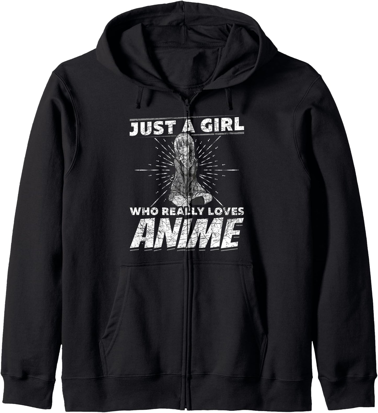 Otaku Women Kawaii Manga Just A Girl Who Really Loves Anime Hoodie