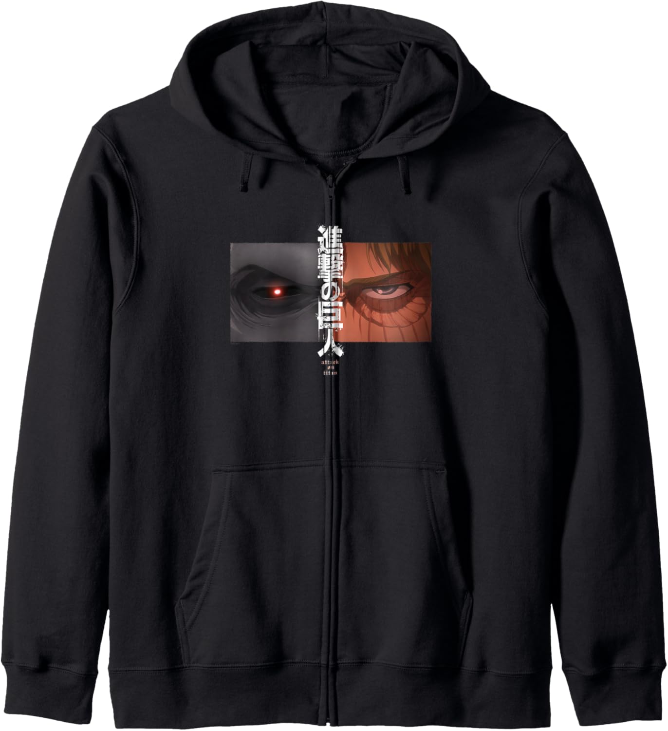 Attack on Titan Season 3 Split Eyes AOT Anime Hoodie