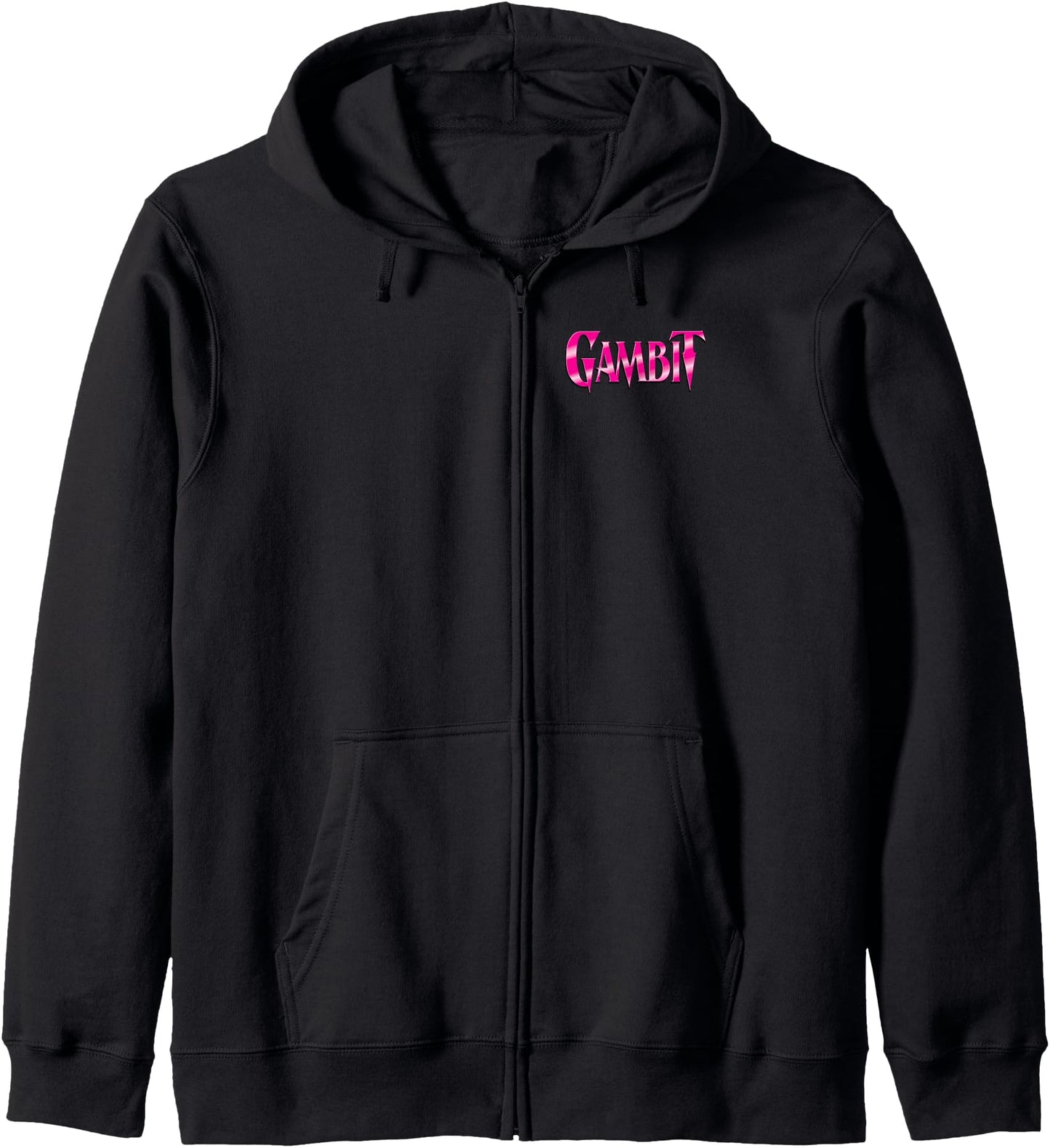 Marvel X-Men '97 Animated Series Gambit Name Logo 2-Sided Zip Hoodie
