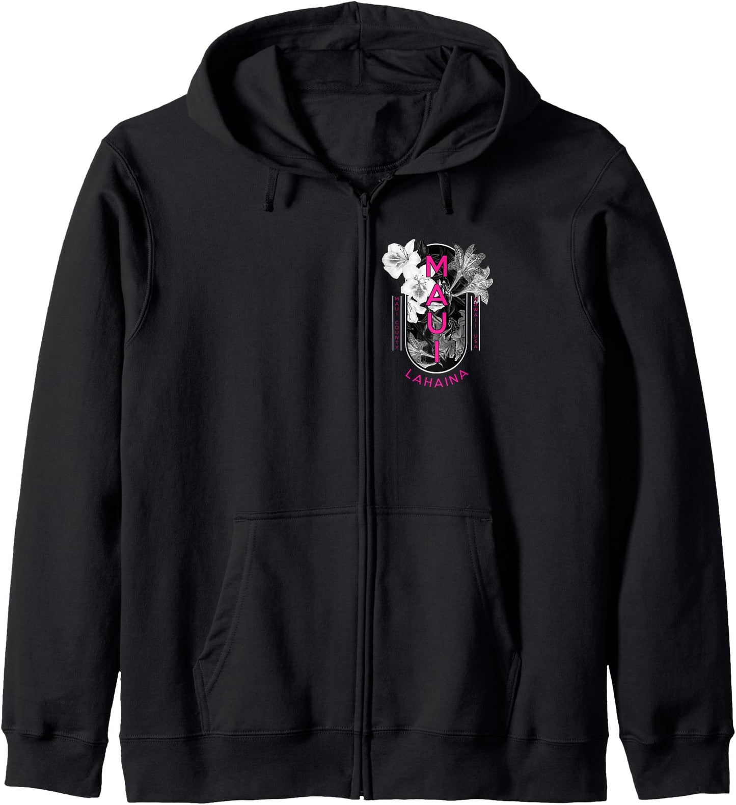 Hawaii Lahaina Maui Zip Hoodie
