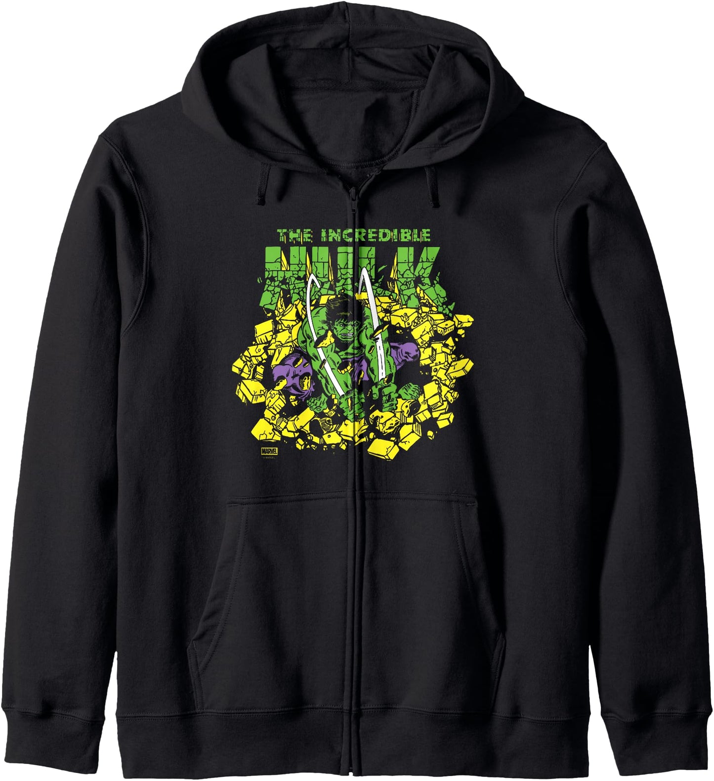 Marvel - The Incredible HULK Retro Zip Hoodie