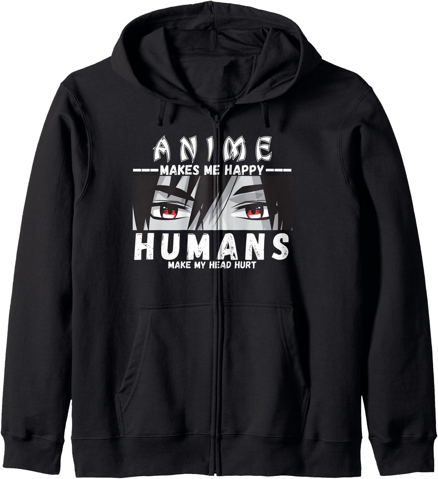 Anime t shirt make me happy Funny Anime Cartoon Hoodie