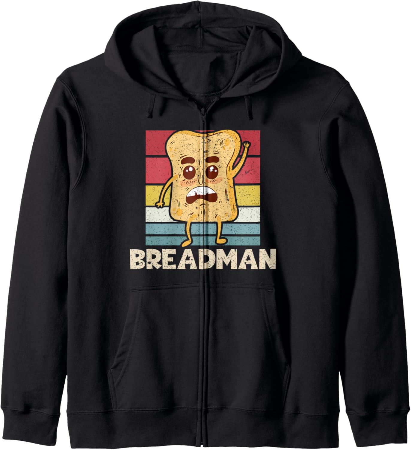 Breadman I Funny Local Bread Man Route Vendor Zip Hoodie