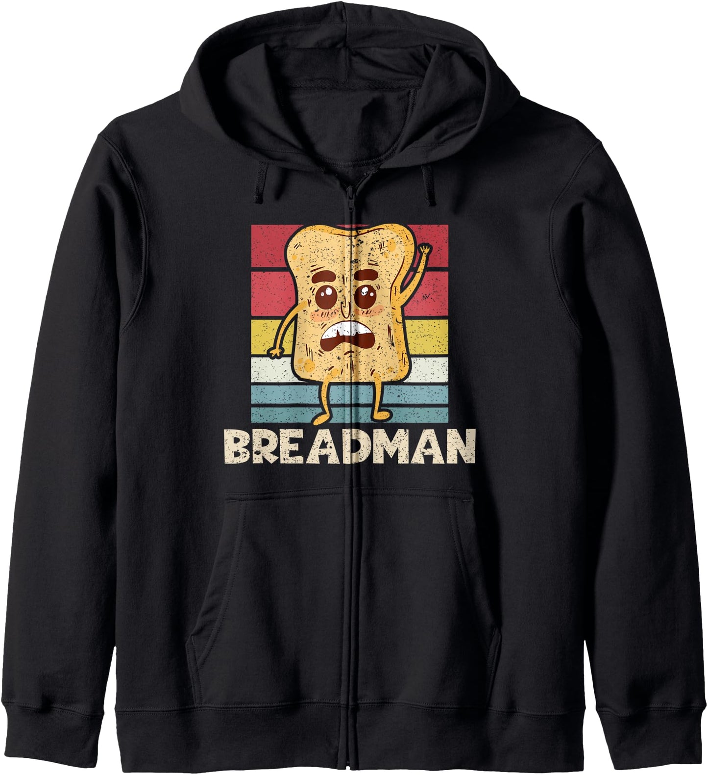 Breadman I Funny Local Bread Man Route Vendor Zip Hoodie