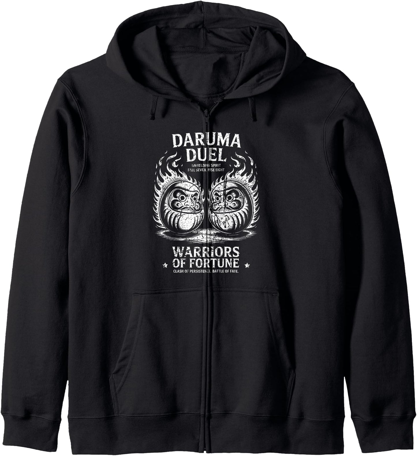 Daruma Doll Japan Souvenir Fortune Japanese Manga Anime Hoodie