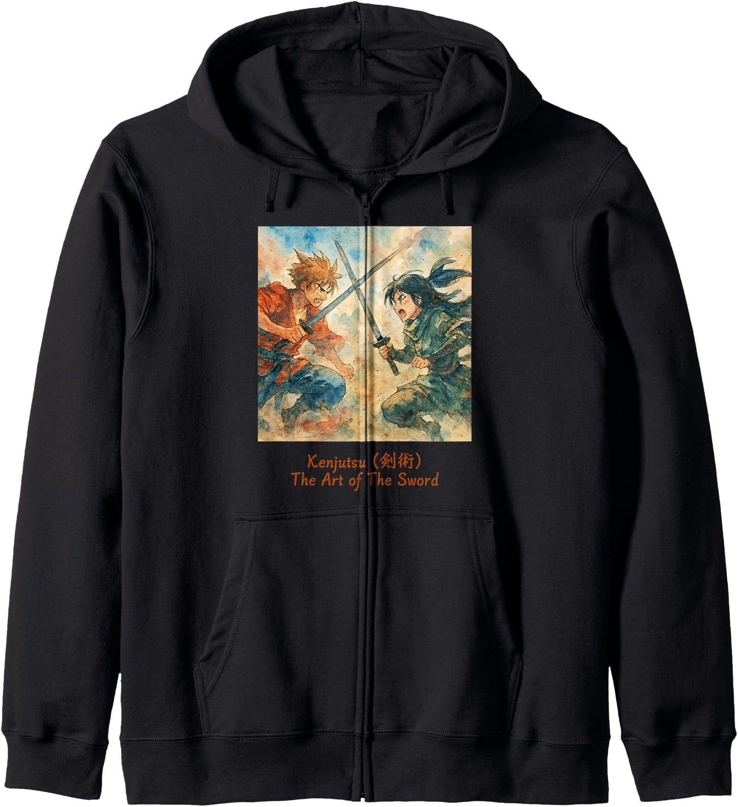 Anime Sword Fight Kawaii Otaku Anime Manga Hoodie