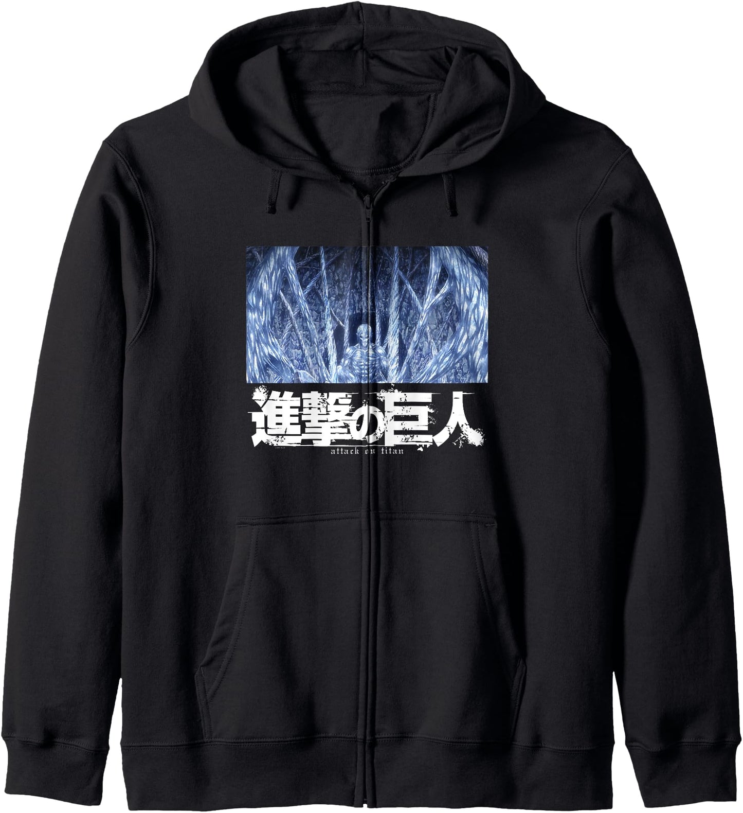 Attack on Titan Season 3 Frozen Titan Cave Anime Hoodie