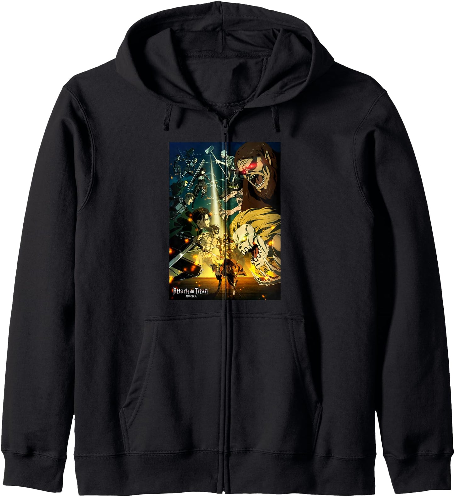Attack on Titan Season 4 Final Season Poster Anime Hoodie