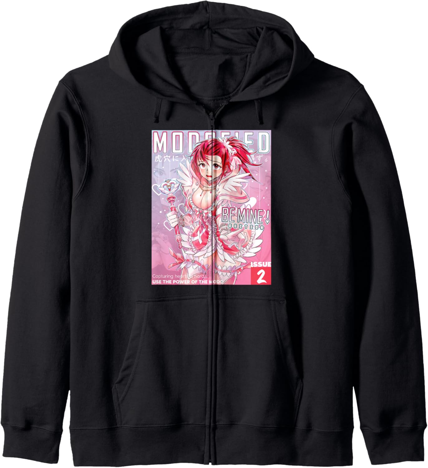 Modofied Explicit Girl - Japan Anime Manga Zip Hoodie