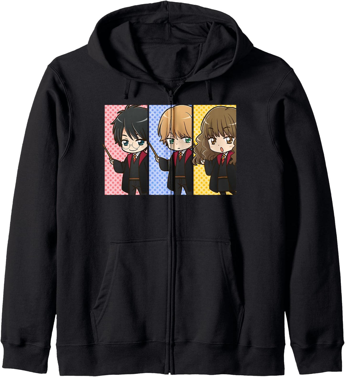 Harry Potter Hermione Granger Ron Weasley Anime Panel Hoodie