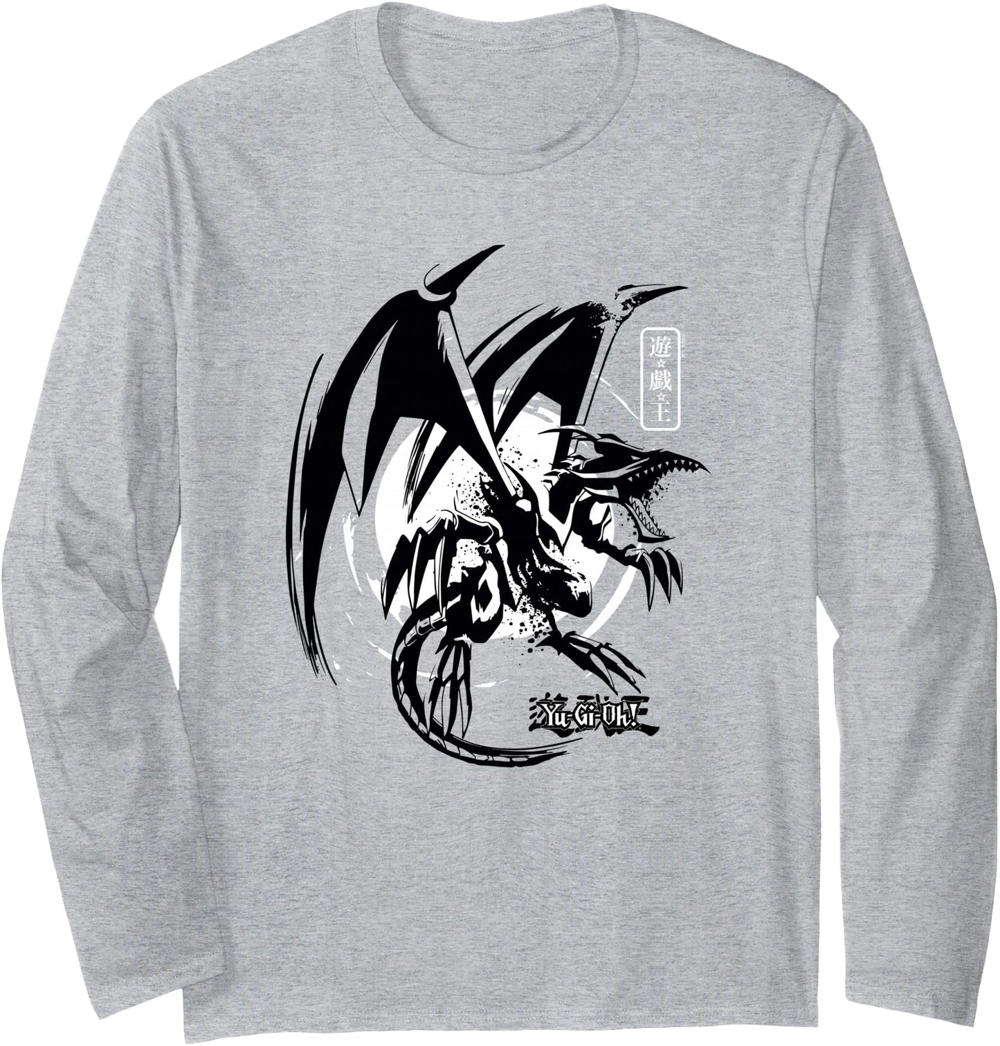 Yu-Gi-Oh! Duel Monsters Red-Eyes Black Dragon Japanese Anime Long Sleeve