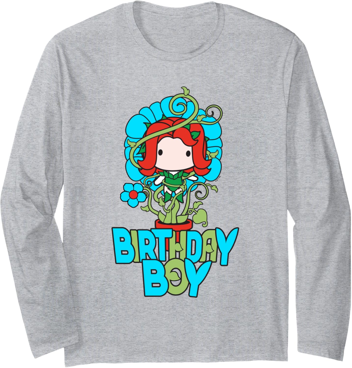DC Comics Justice League Birthday Boy Chibi Poison Ivy Long Sleeve