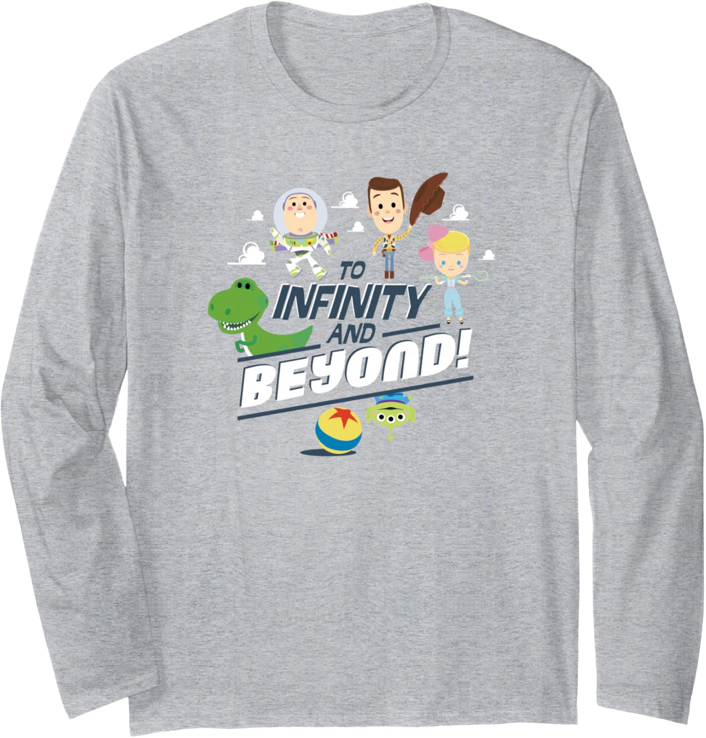 Disney Pixar Toy Story To Infinity And Beyond! Chibi Style Long Sleeve