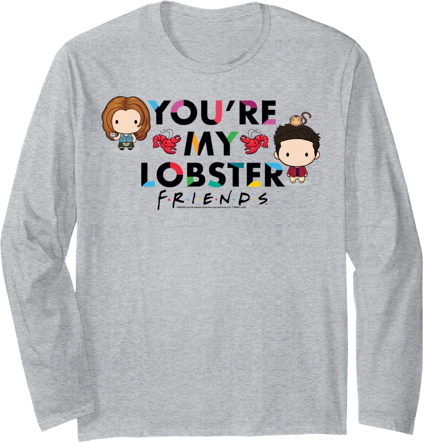 Friends Chibi You're My Lobster Long Sleeve