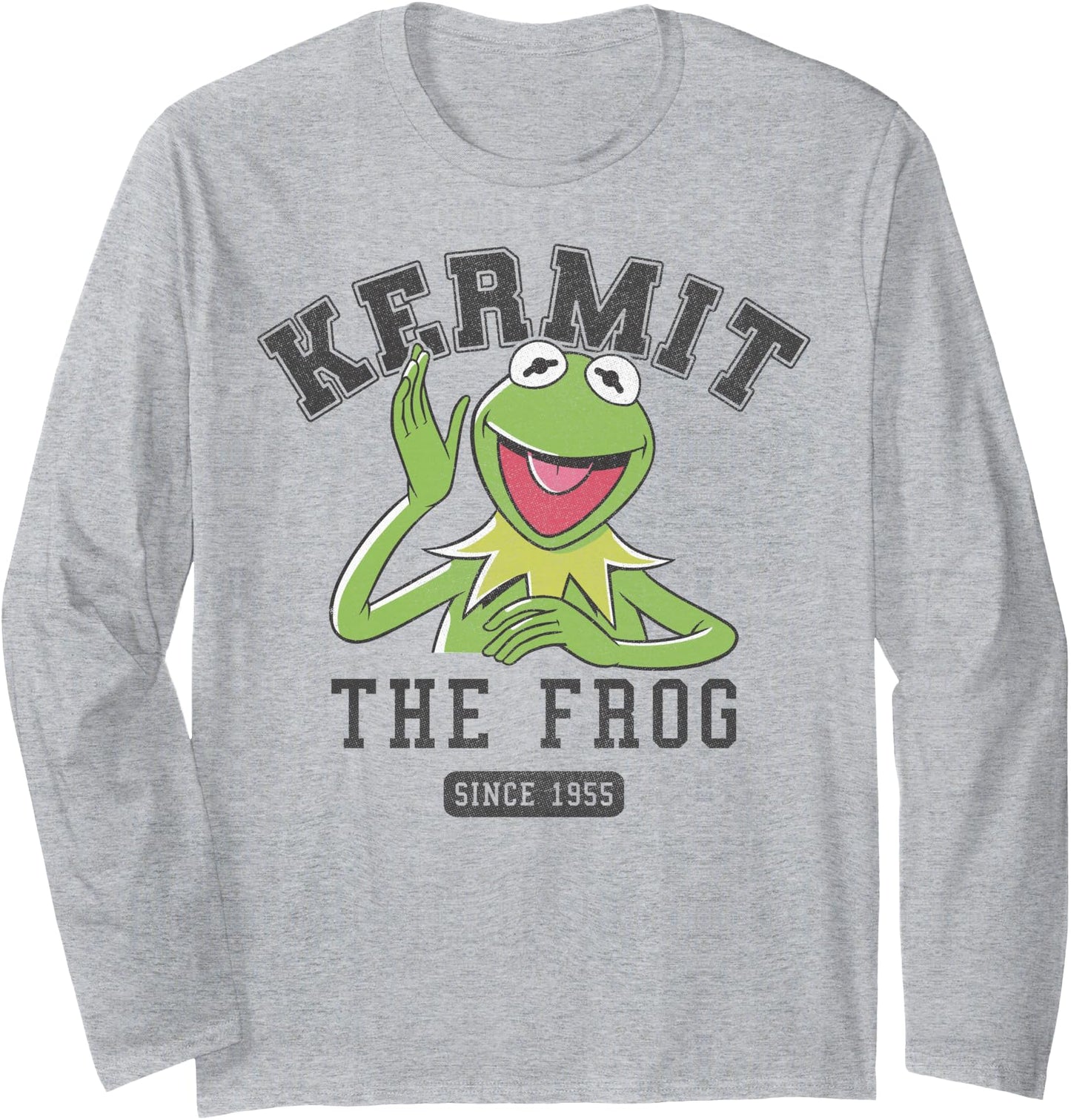 Disney The Muppets Kermit The Frog Since 1955 Collegiate Long Sleeve