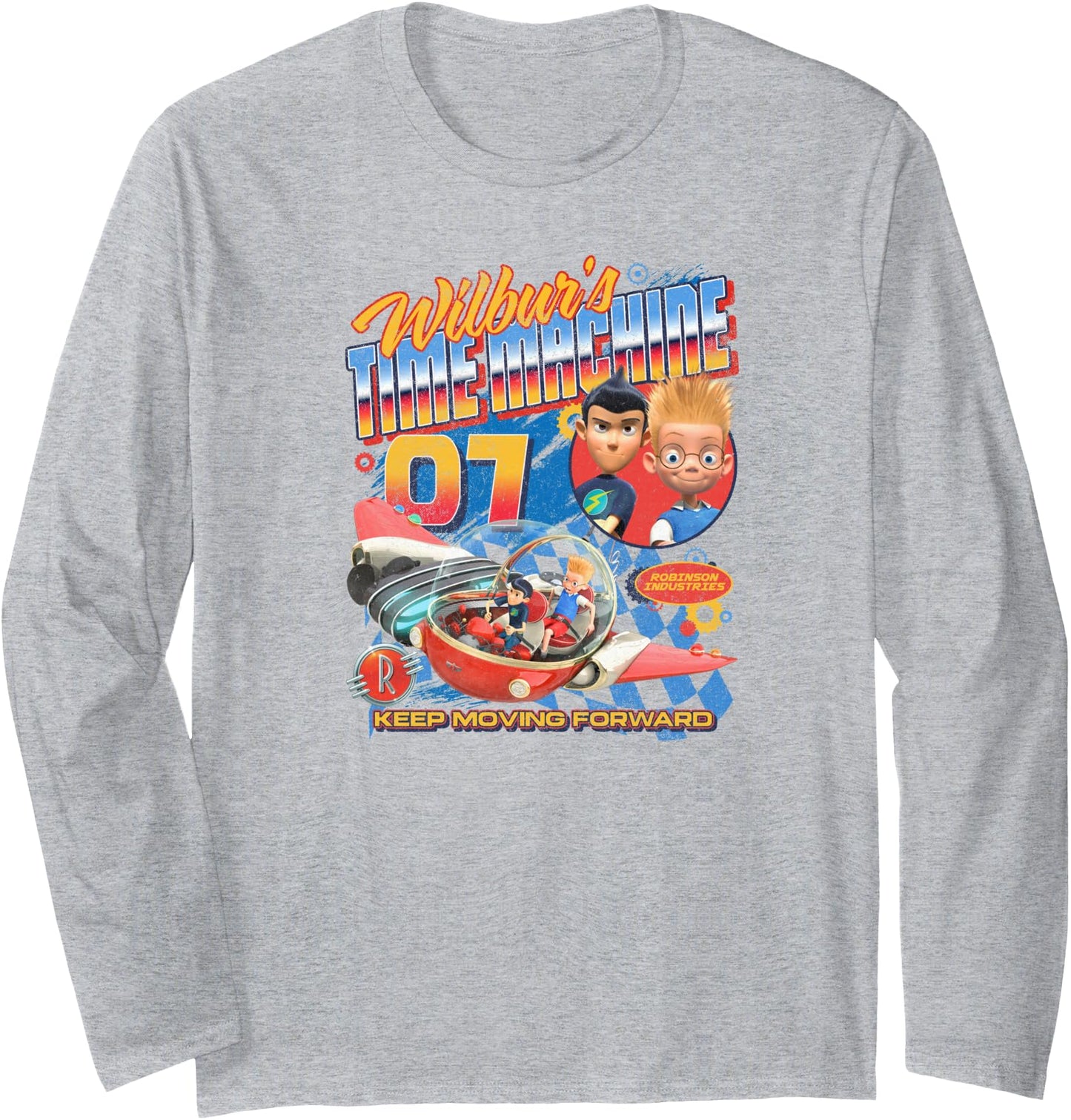 Disney Meet The Robinsons Wilbur's Time Machine Poster Long Sleeve