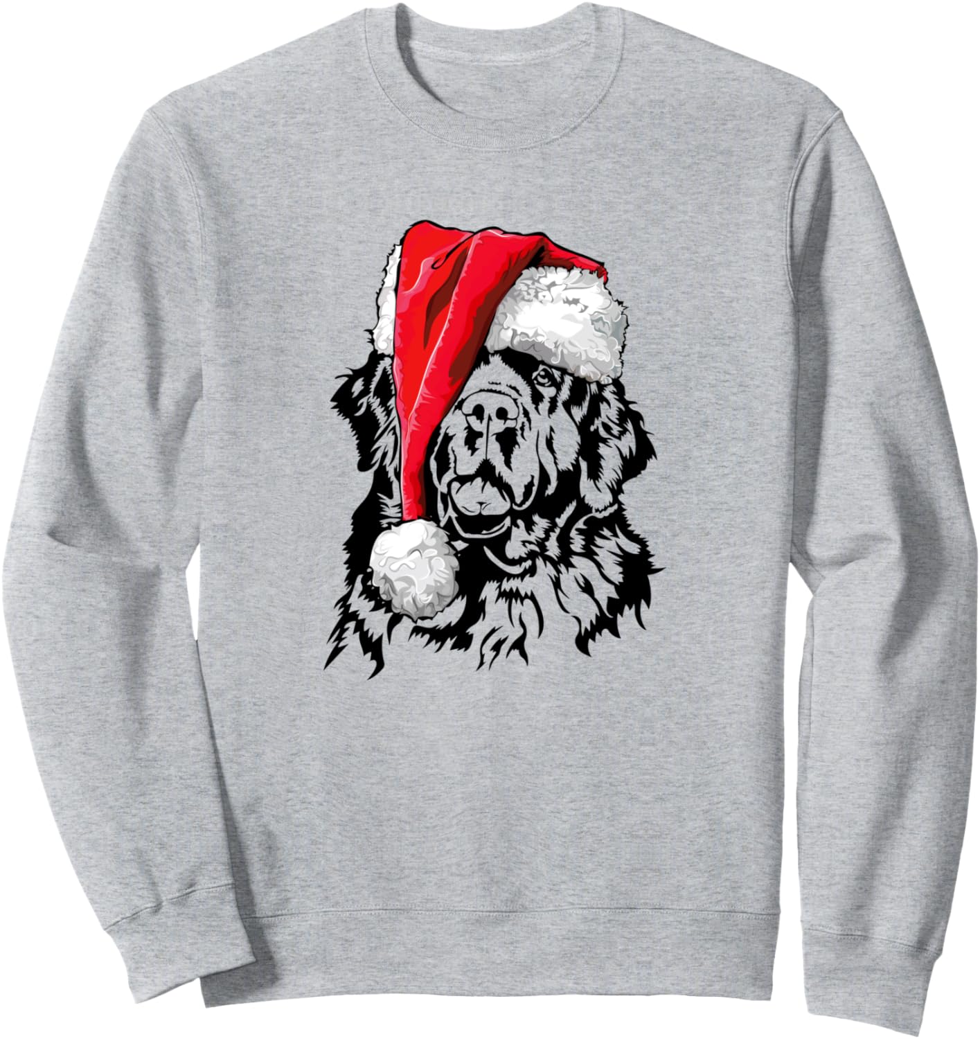 Funny Santa Newfoundland Dog Christmas dog Newfie mom dog Sweatshirt