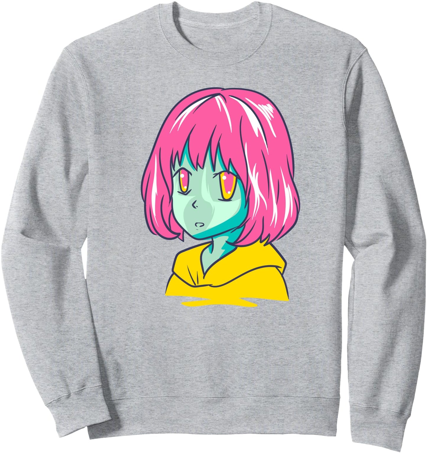 Anime Zombie Girl - Japan Culture Art - Japanese Aesthetic Sweatshirt