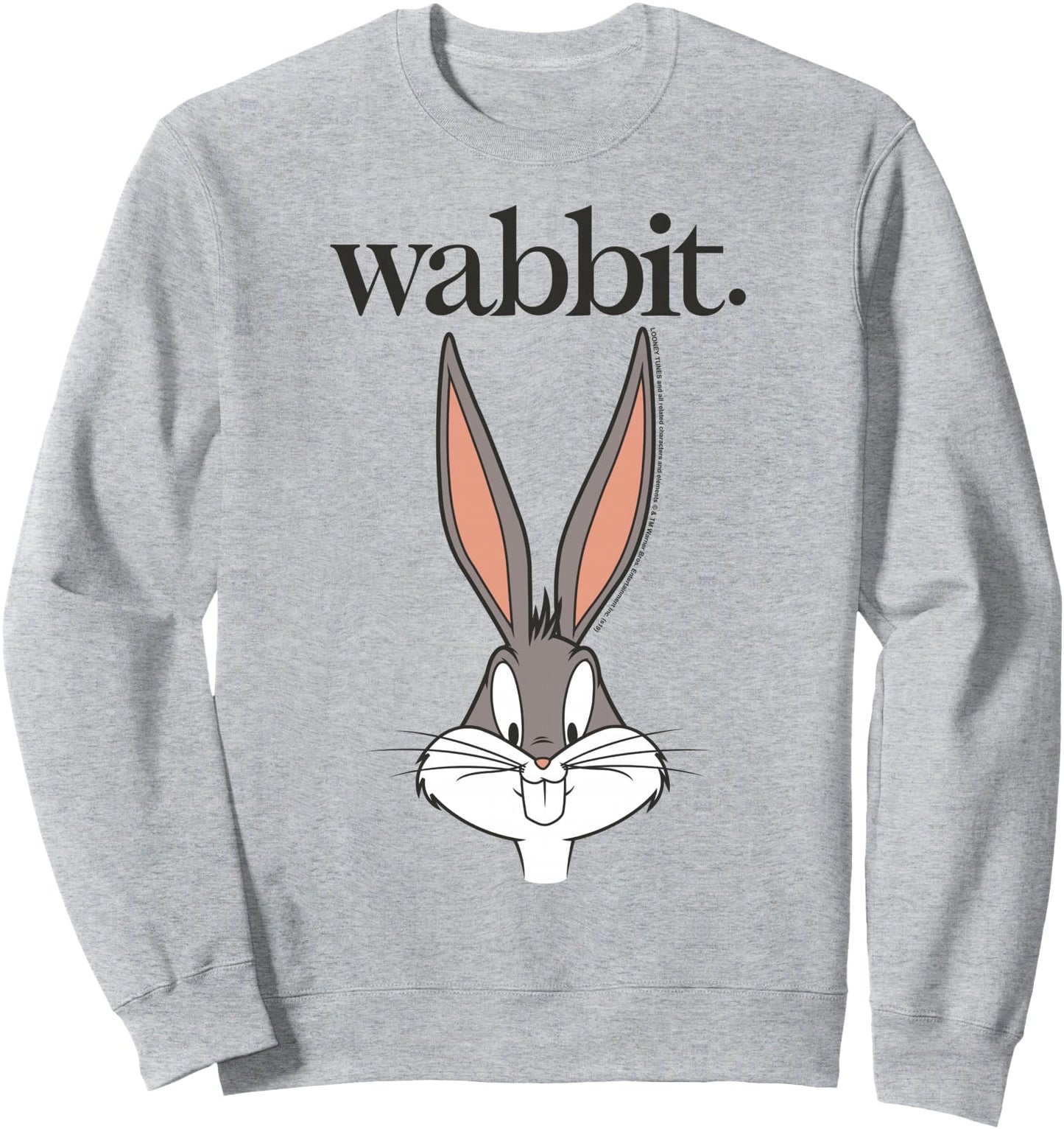 Looney Tunes Bugs Bunny Wabbit Big Face Sweatshirt