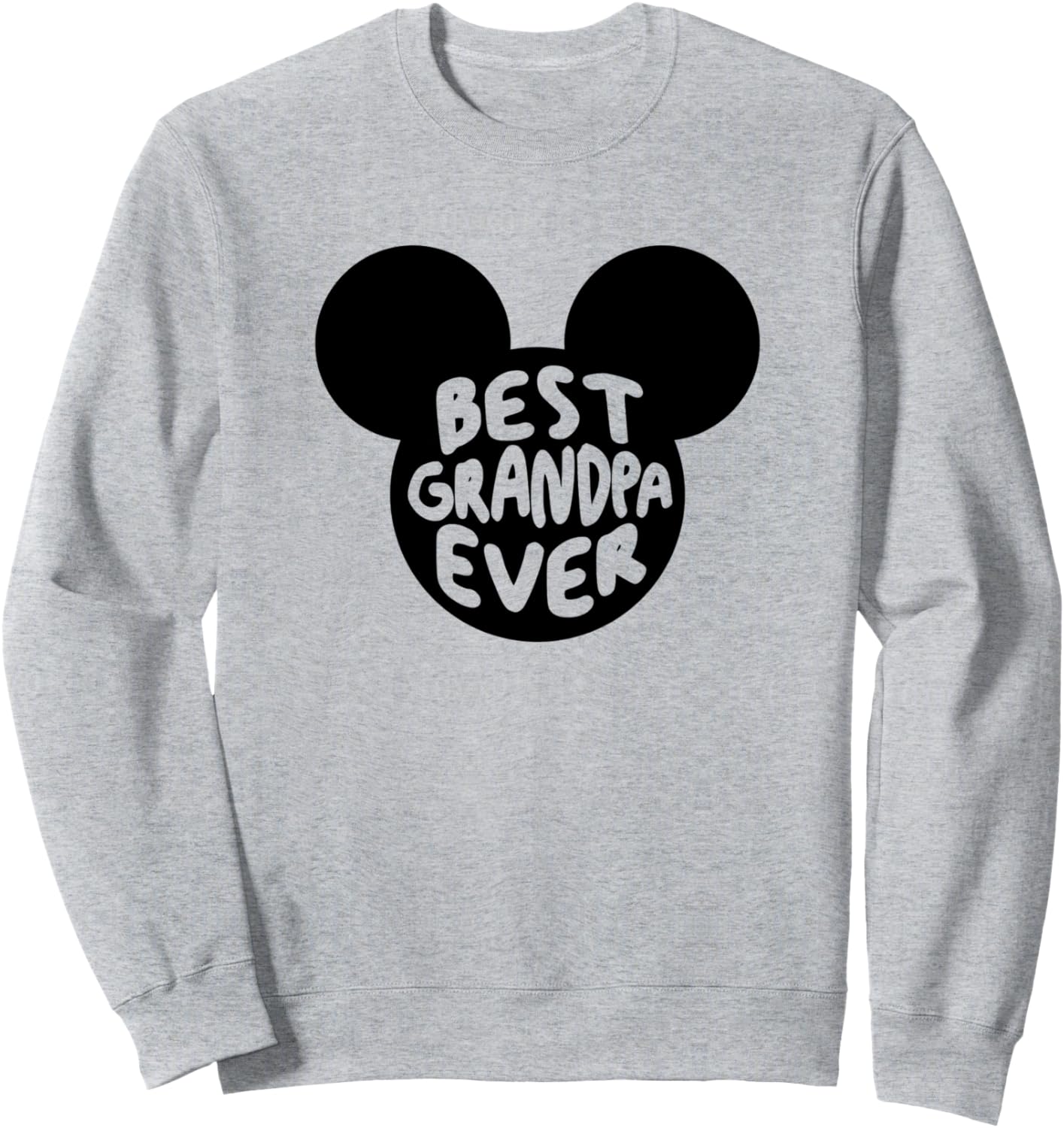 Disney Mickey And Friends Best Grandpa Ever Mickey Big Logo Sweatshirt