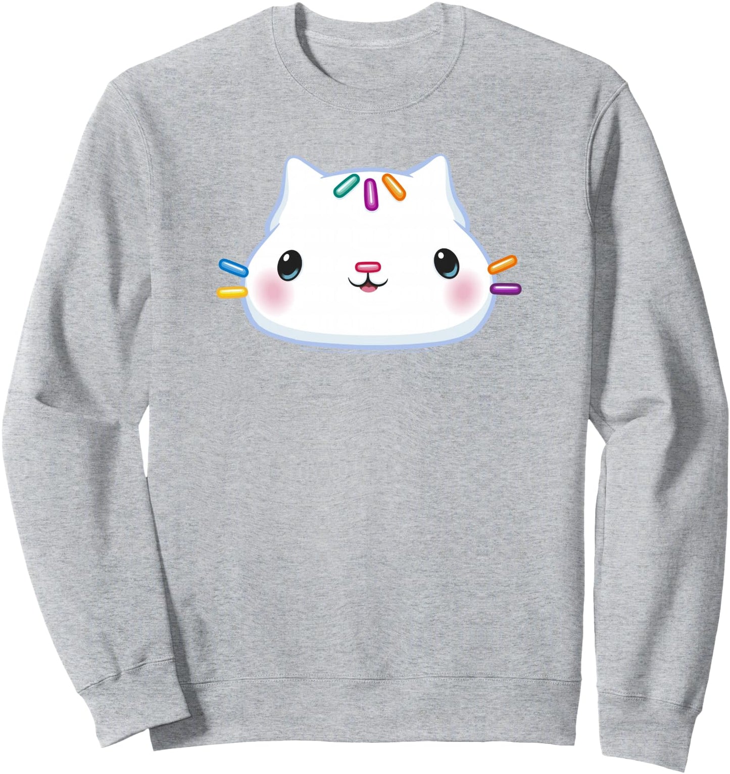 Gabby's Dollhouse Cakey Cat Big Face Sweatshirt