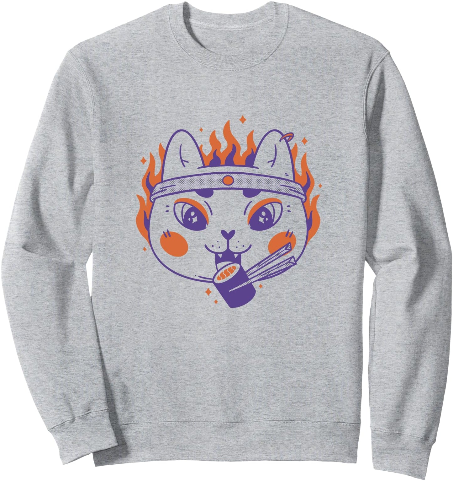 Sushi Cat Cute Food Japanese Sweatshirt
