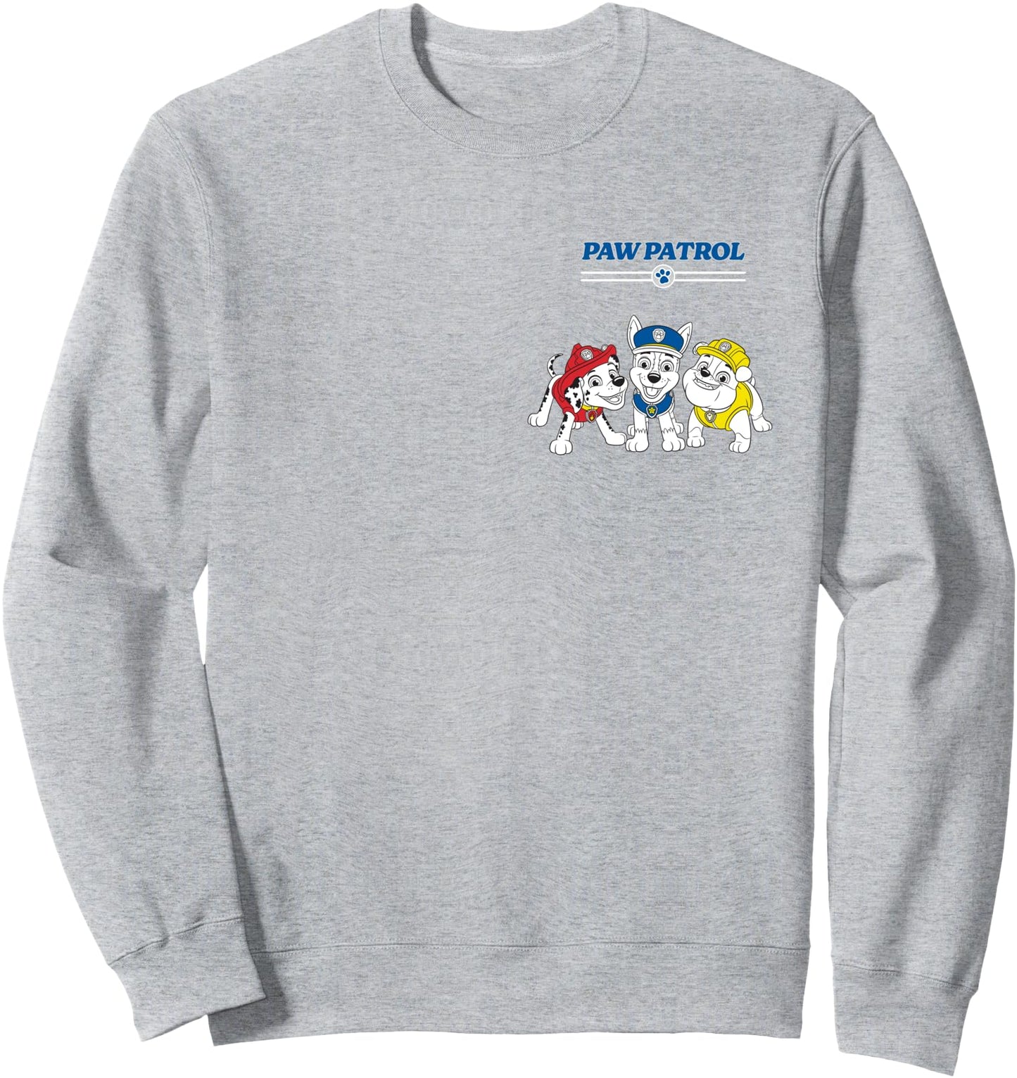 Paw Patrol Pup Trio Group Shot Left Chest Sweatshirt