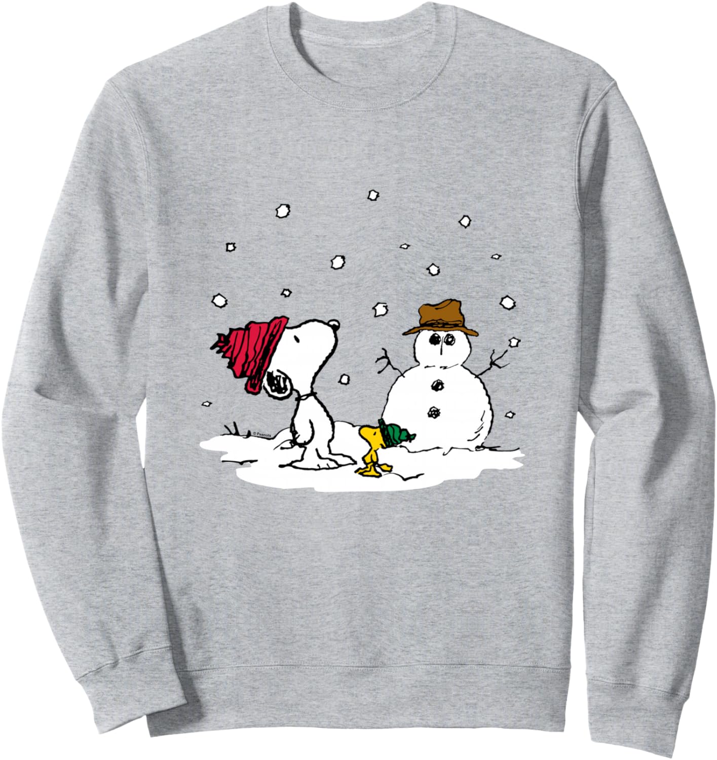 Peanuts - Snoopy Woodstock Snowman Sweatshirt