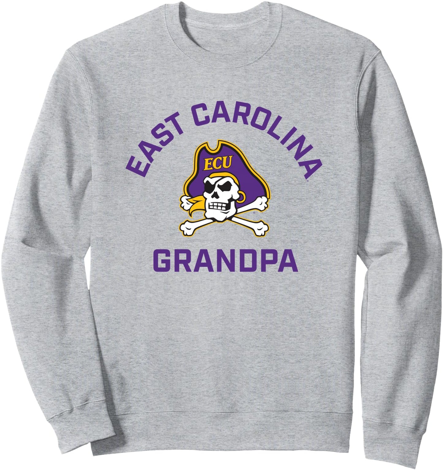 East Carolina University ECU Pirates Arched Grandpa Sweatshirt