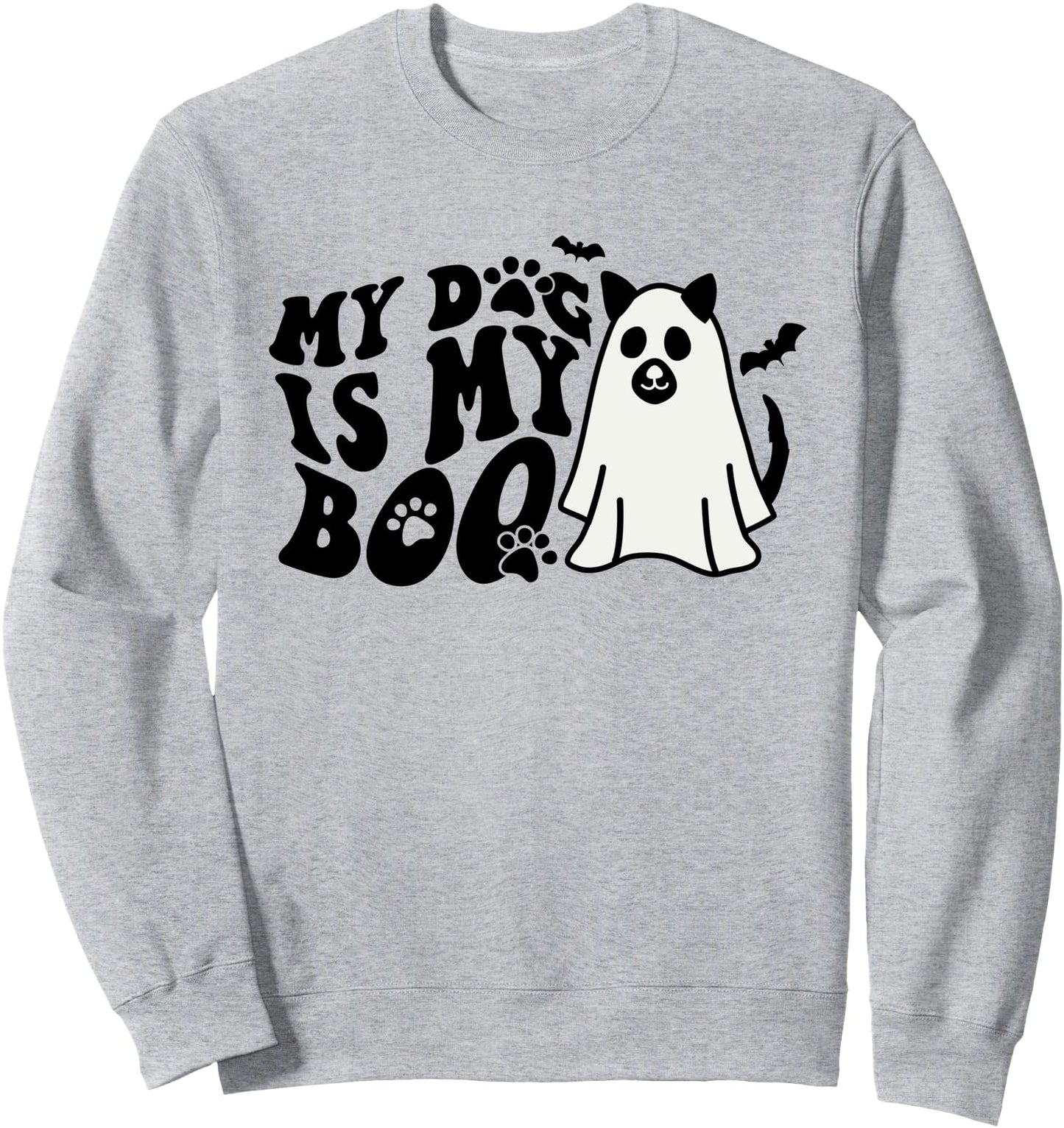 Halloween Spooky Dog Lover My Dog Is My Boo Sweatshirt